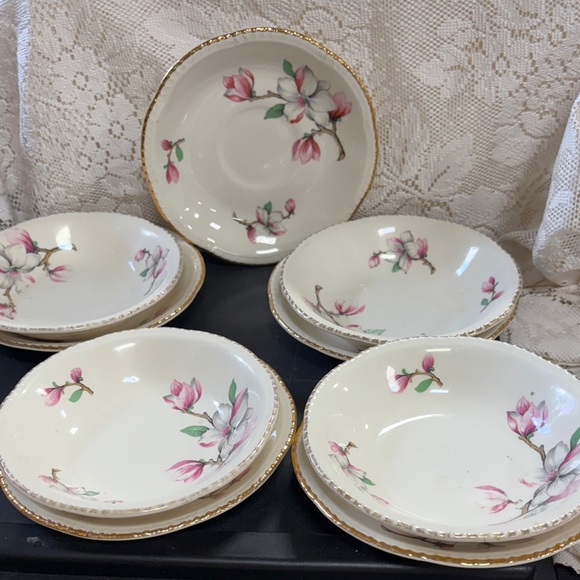 Other - Homer Laughlin Dogwood (Liberty) Fruit/Dessert Bowls and saucers